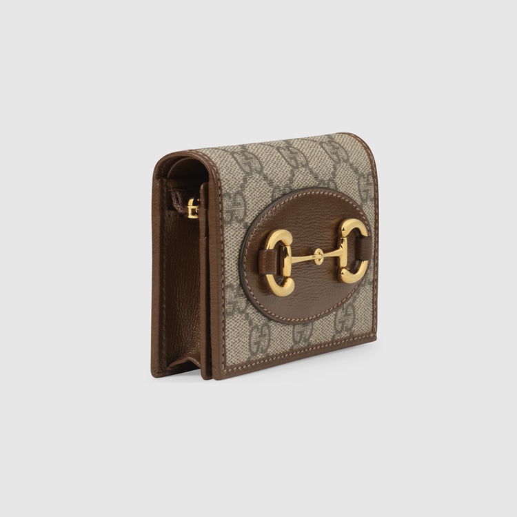 621887.92TCG.8563.004.080.0000.Light Gucci Horsebit 1955 card case wallet